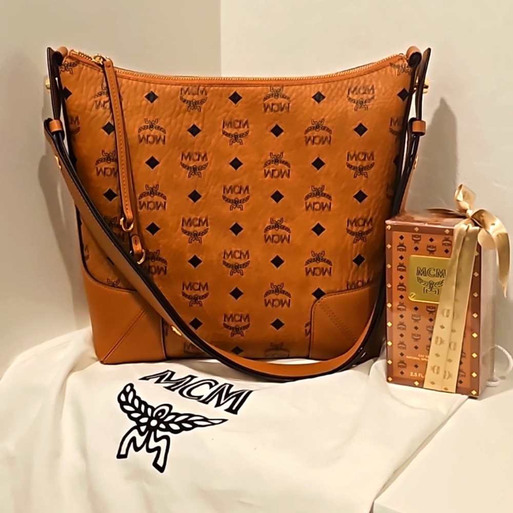 Authentic. MCM Hobo MEDIUM cross body bag  (PERFUME NOT INCLUDED)